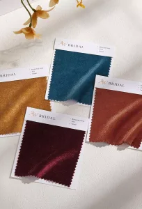 AW Velvet Swatches for Bridal Dresses AW Velvet Swatches for Bridal Dresses