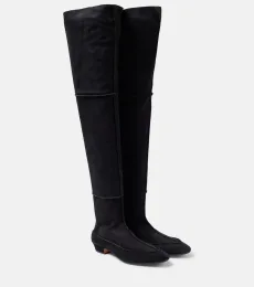 Awar Cuissarde 25 suede over-the-knee boots Awar Cuissarde 25 suede over-the-knee boots