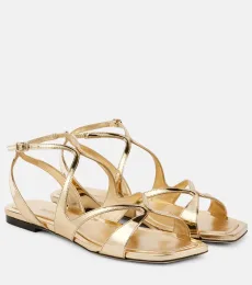 Ayla metallic leather sandals Ayla metallic leather sandals