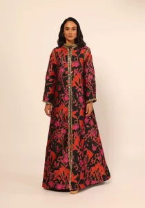 Aziza Luxury Jacquard Abaya Aziza Luxury Jacquard Abaya