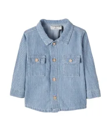 Baby Arta striped denim shirt Baby Arta striped denim shirt