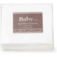 Baby Cot Bed Pillowcase Pair - 100 Cotton