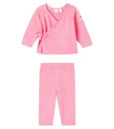 Baby cotton cardigan and pants set Baby cotton cardigan and pants set