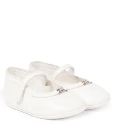 Baby Double G leather Mary Jane flats Baby Double G leather Mary Jane flats
