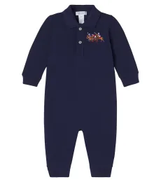 Baby embroidered cotton onesie Baby embroidered cotton onesie