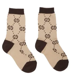 Baby GG cotton-blend socks