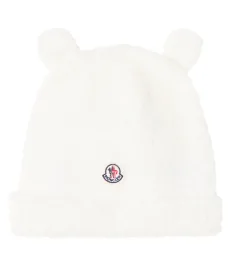 Baby logo wool-blend beanie Baby logo wool-blend beanie