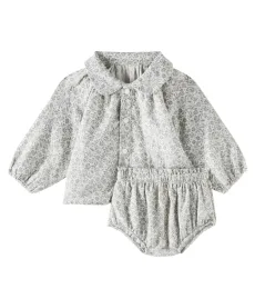 Baby Nellie cotton shirt and bloomers set Baby Nellie cotton shirt and bloomers set