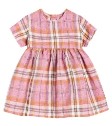 Baby plaid linen dress Baby plaid linen dress