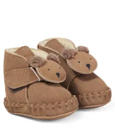 Baby Pouty suede booties Baby Pouty suede booties