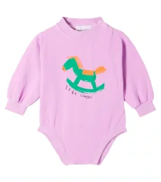 Baby Rocking Horse cotton-blend bodysuit Baby Rocking Horse cotton-blend bodysuit