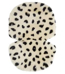 Baby Snuggler leopard-print shearling stroller liner Baby Snuggler leopard-print shearling stroller liner