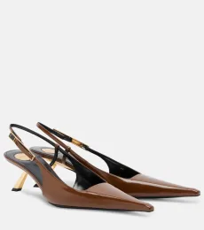 Babylone Cassandre leather platform mules Babylone Cassandre leather platform mules
