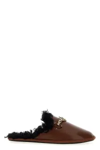 Backless Ryder sabots - Brown