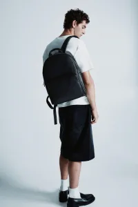 Backpack With Textured Pocket Backpack With Textured Pocket