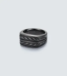 Bague Chevron en titane Bague Chevron en titane