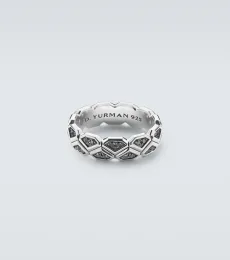 Bague Hex en argent sterling et diamants Bague Hex en argent sterling et diamants