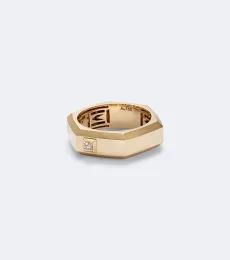 Bague Moderniste Medium en or 18 ct et diamants Bague Moderniste Medium en or 18 ct et diamants
