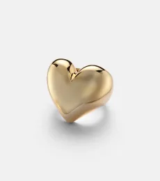 Bague Puffy Heart en plaqué or 14 ct Bague Puffy Heart en plaqué or 14 ct
