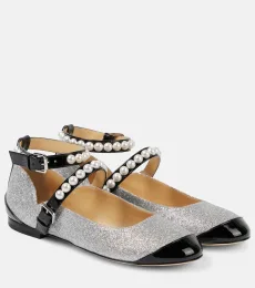 Bailarinas Mary Jane con glitter Bailarinas Mary Jane con glitter