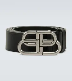 Balenciaga BB Large leather belt