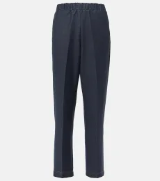 Ballata cotton-blend straight pants Ballata cotton-blend straight pants