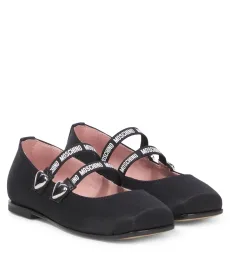 Ballerines bordées de cuir Ballerines bordées de cuir