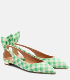 Ballerines Bow Tie à carreaux vichy Ballerines Bow Tie à carreaux vichy