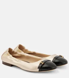 Ballerines en cuir métallisé Ballerines en cuir métallisé