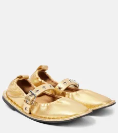 Ballerines Falabella métallisées