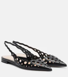 Ballerines slingback en cuir Ballerines slingback en cuir