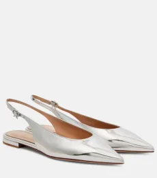 Ballerines slingback Robbie en cuir métallisé Ballerines slingback Robbie en cuir métallisé