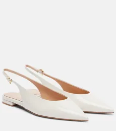 Ballerines slingback Robbie en cuir verni
