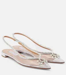 Ballerines slingback Seduction à cristaux