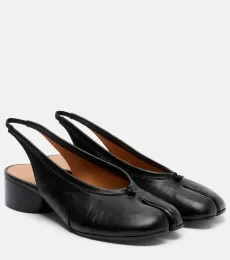 Ballerines slingback Tabi en cuir