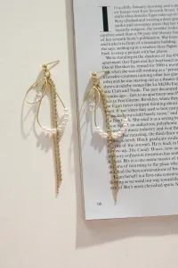 Ballroom Dance Earrings Gold Ballroom Dance Earrings Gold
