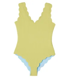Bañador Charleston reversible festoneado Bañador Charleston reversible festoneado