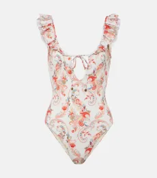 Bañador con paisley y volantes Bañador con paisley y volantes