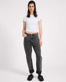 Bandits Low Waist Boyfriend Denim Jeans Charcoal Black Size 33 One Teaspoon Bandits Low Waist Boyfriend Denim Jeans Charcoal Black Size 33 One Teaspoon