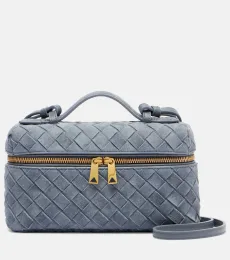Bang Bang Intrecciato suede vanity bag Bang Bang Intrecciato suede vanity bag
