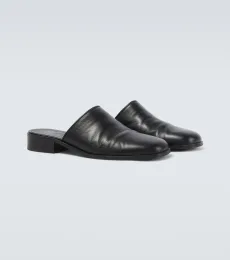 Barlow leather mules Barlow leather mules