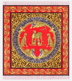 Barocco printed wool blanket Barocco printed wool blanket