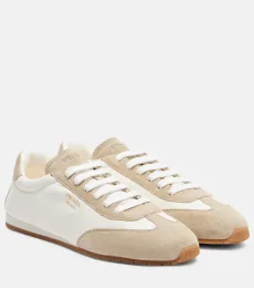 Baskets en cuir et daim Baskets en cuir et daim