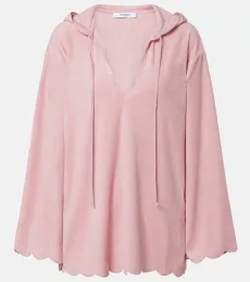 Baughman cotton-blend terry tunic Baughman cotton-blend terry tunic
