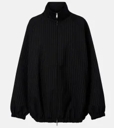Baxter oversized pinstripe blouson jacket Baxter oversized pinstripe blouson jacket