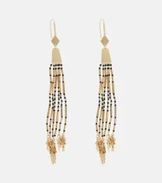 Beaded drop earrings