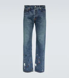 Beaded straight jeans Beaded straight jeans