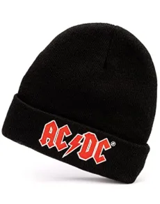 Beanie Hat for Men & Women | Unisex Black Soft Woolly Band Cap | Music Merchandise One Size Winter Hat One Size
