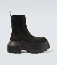 Beatle Mega Tractors leather Chelsea boots