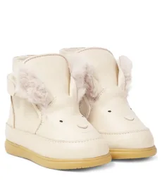 Bebé - botines Dubu de piel con forro de borrego Bebé - botines Dubu de piel con forro de borrego